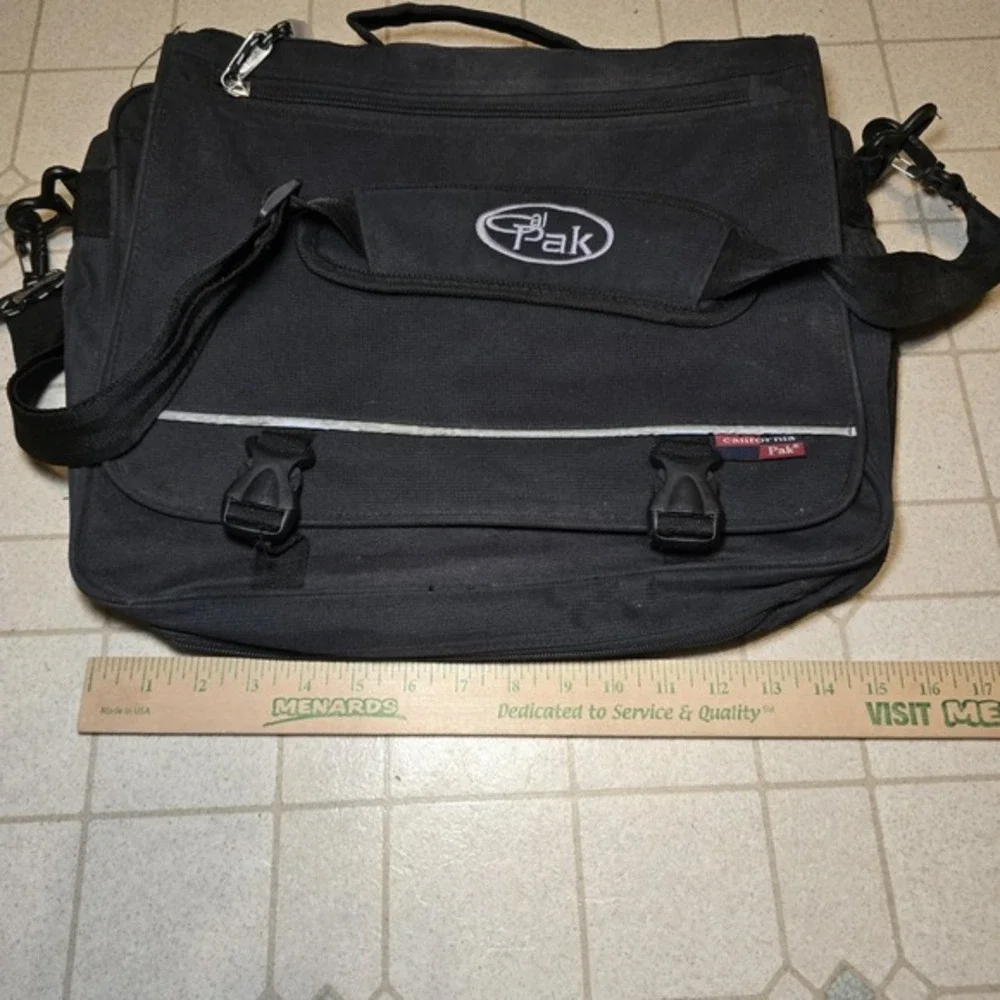 Calpak‎ California Pack Black & Camo Delta Waterfowl Travel Messenger Laptop Bag